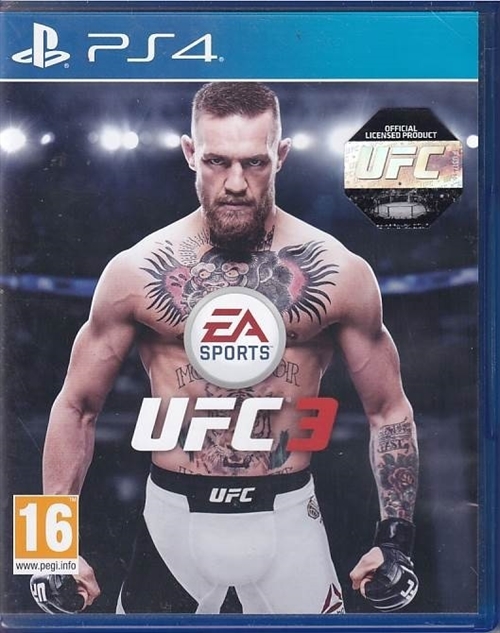 UFC 3 - PS4 (B Grade) (Genbrug) 